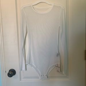 May and Maya Long Sleeve Mesh Bodysuit